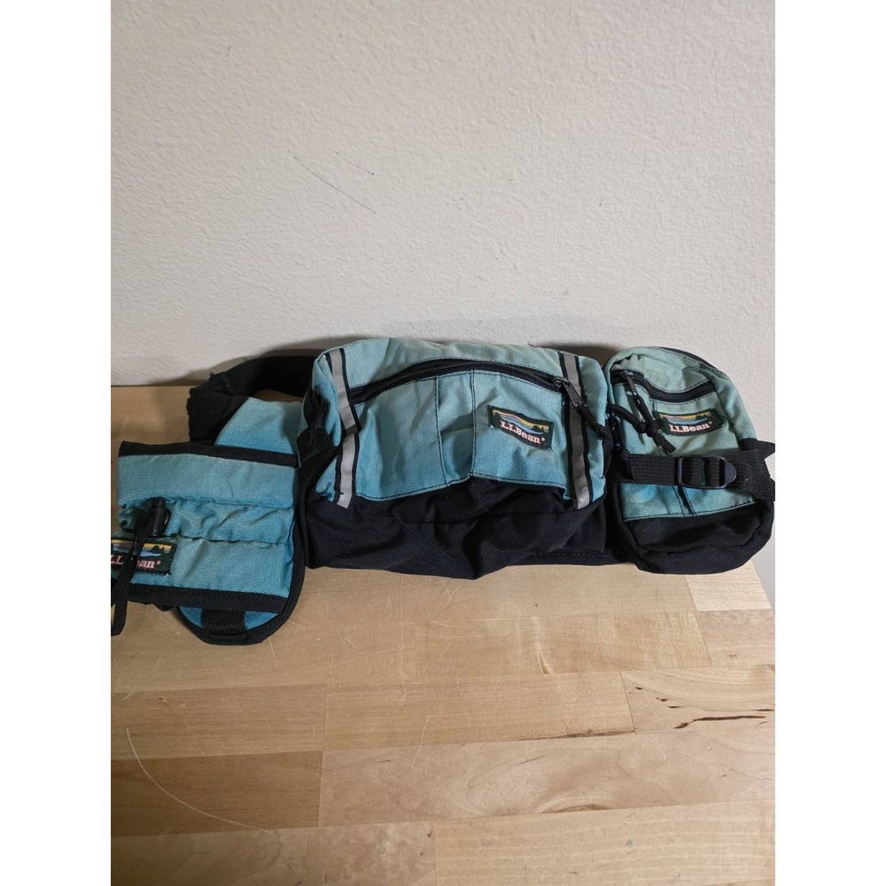 Vtg LL BEAN Fanny Pack Hip Sack Removable Insulated Bottle‎ Holder Made in USA